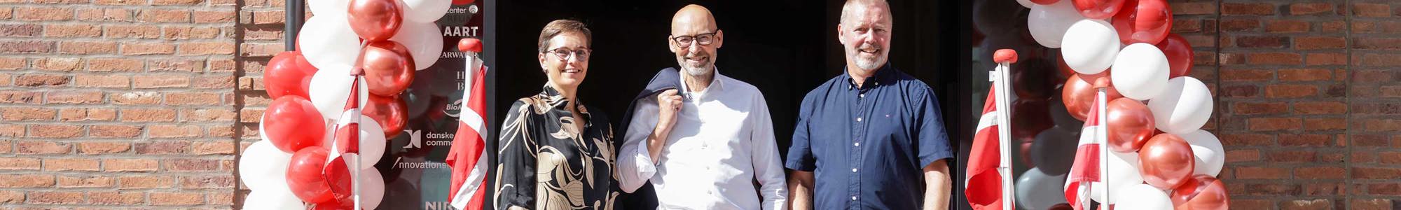Fra Venstre Pernille Blach Hansen, Carsten Toft Boesen, Jan Oestergaard Nielsen